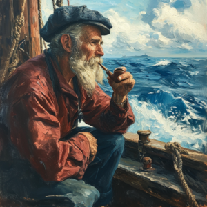 sailor smoking a pipe