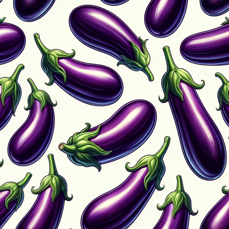 Multiple Eggplants.